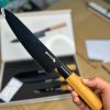 Thermomixer 4-piece Japanese Knife Set – Self-sharpening Blades With Wooden Handles
